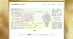 Desktop Screenshot of hazuzasgreenhouse.com